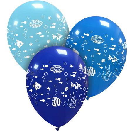 Ballon Mer bleue assortis
