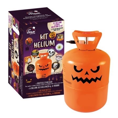 Kit H&eacute;lium ballons Alu Halloween