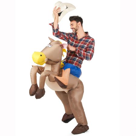 D&eacute;guisement Adulte Gonflable Cow Boy