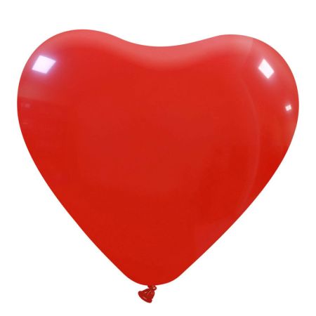 Ballon Coeur 30cm Rouge