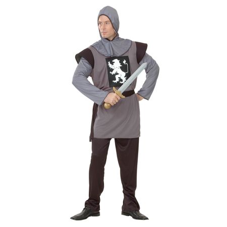 D&eacute;guisement chevalier gris homme