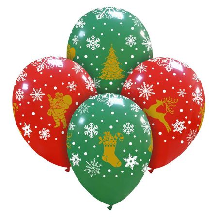 Ballon Golden Christmas