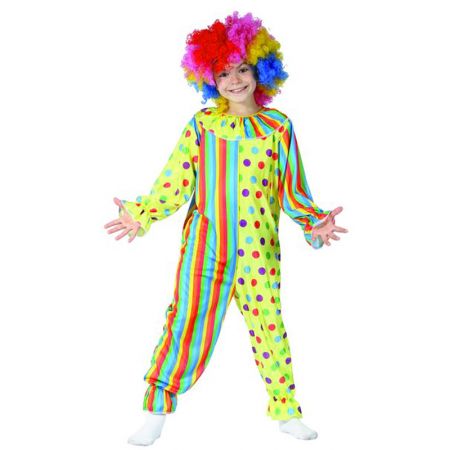 D&eacute;guisement clown combinaison mixte enfant
