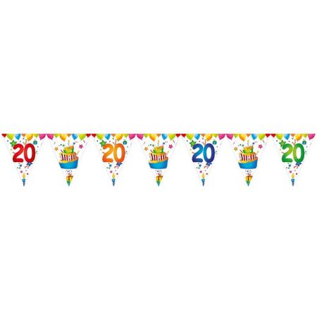Guirlande anniversaire 20 ans