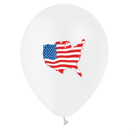 Ballon drapeau USA (latex)