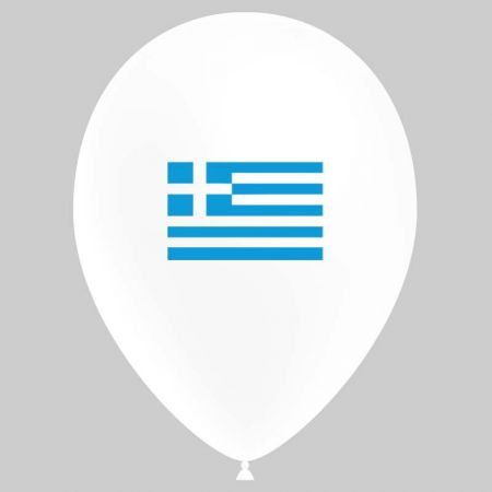 Ballon drapeau Grece (latex)