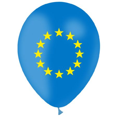 Ballon drapeau Europe (latex)