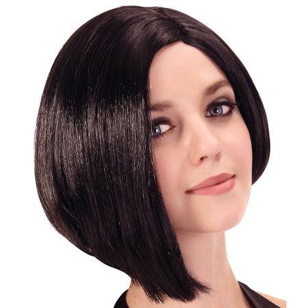 Perruque carr&eacute; plongeant asym&eacute;trique