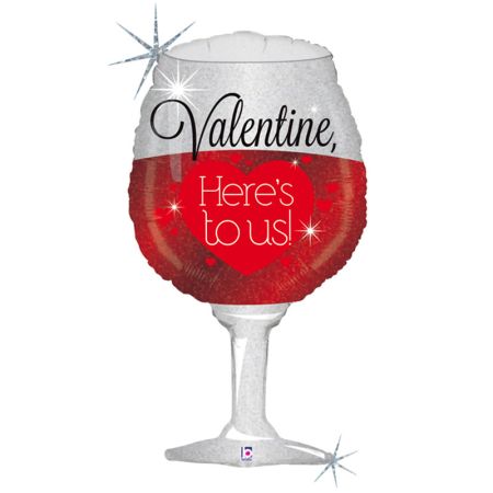 Ballon Verre de Vin Valentine