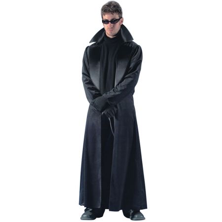 D&eacute;guisement Manteau Long Noir Homme
