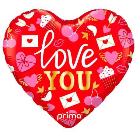 Ballon coeur love You mode