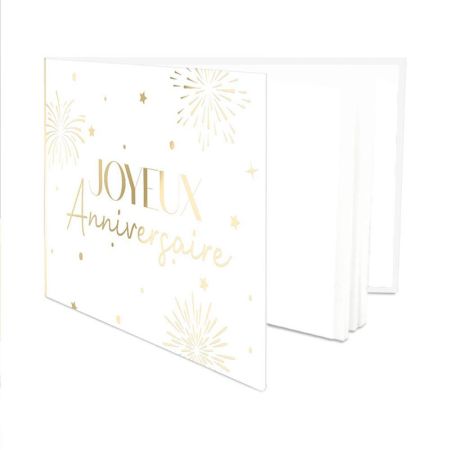 Livre d'or Anniversaire artifices