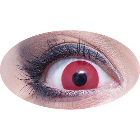 Lentilles de contact fantaisie Oeil rouge