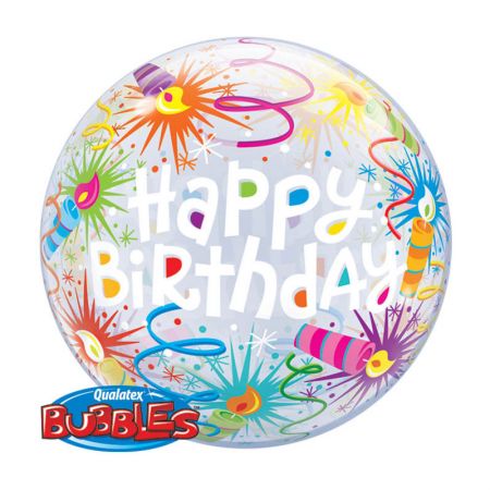 Ballon Bubble Happy Birthday Artifices