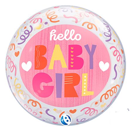 Ballon Bubble Baby Girl