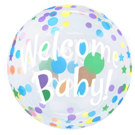 Ballon Bubble Welcome Baby