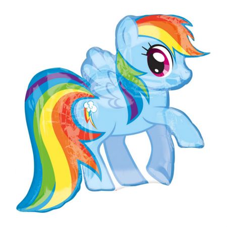 Ballon My Little Pony Bleu