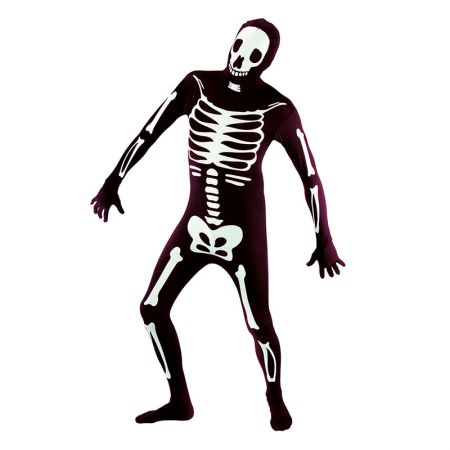 D&eacute;guisement 2nd peau Squelette adulte