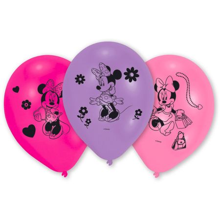 Ballon Minnie Latex Rose