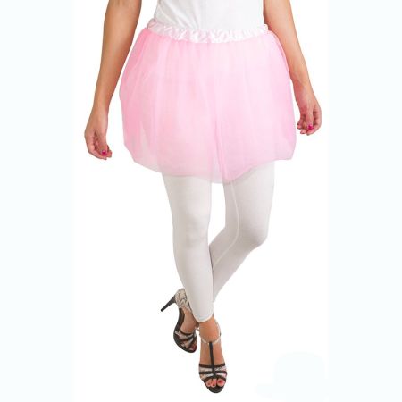 Tutu en tulle doubl&eacute; rose p&acirc;le