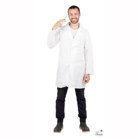 Blouse blanche m&eacute;decin adulte