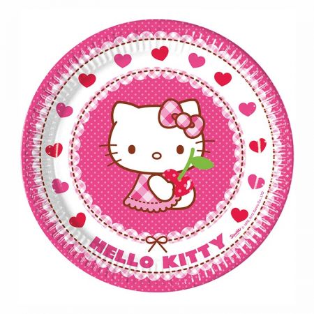 Assiette Hello Kitty par 8