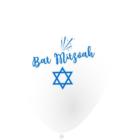 Ballon Bat Mitzvah assortis