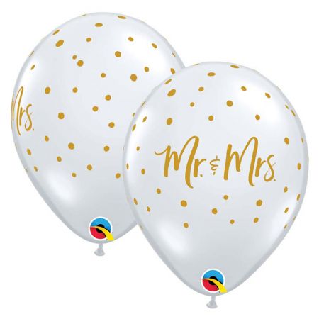 Ballon Mr & Mrs Confettis or