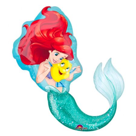 Ballon Ariel la petite Sir&egrave;ne