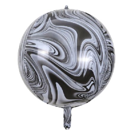 Ballon Orbz Agathe Noir Blanc