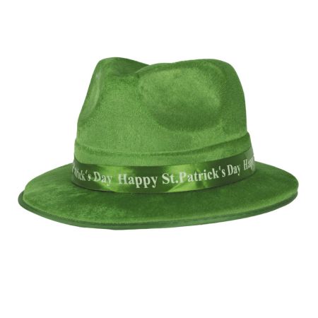 Chapeau velour Saint Patrick