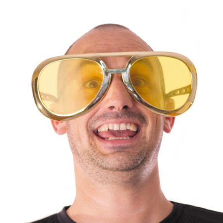 Lunettes Plastique G&eacute;antes Elvis