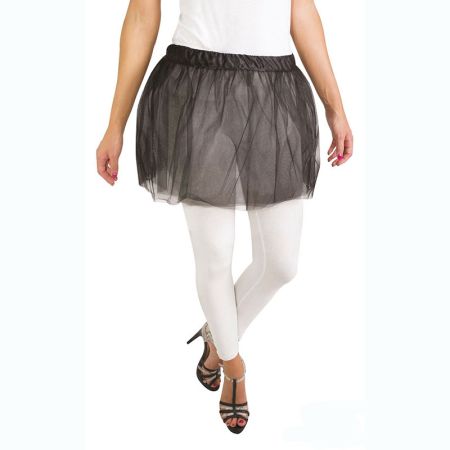 Tutu en tulle doubl&eacute; noir