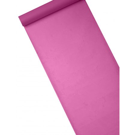 Chemin de Table Intiss&eacute; Fushia 10 m&egrave;tres