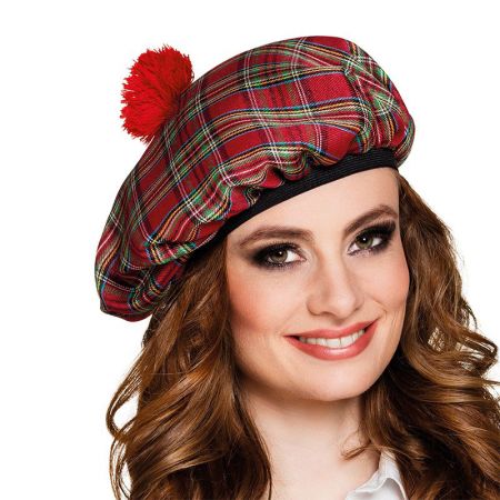 B&eacute;ret &eacute;cossais rouge