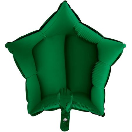Ballon Mylar Etoile Vert Fonc&eacute;
