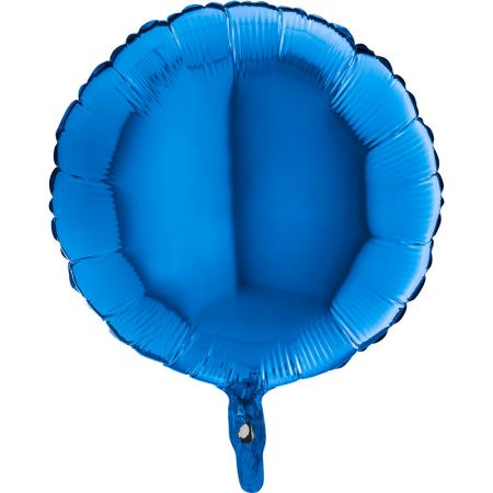 Ballon Mylar Rond Bleu