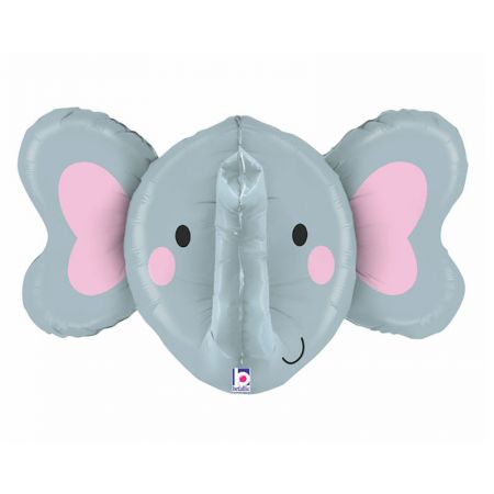 Ballon t&ecirc;te El&eacute;phant 3D
