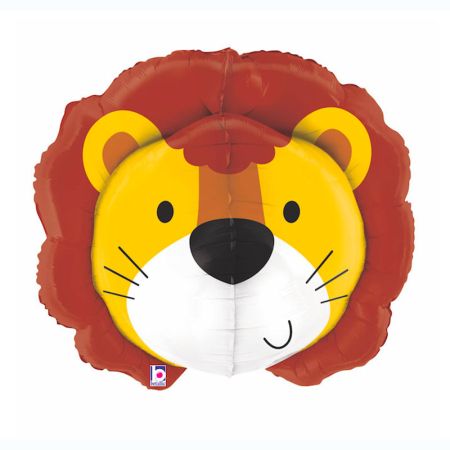 Ballon t&ecirc;te de lion 3D