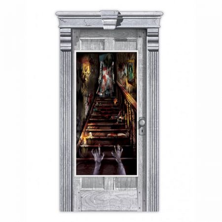 D&eacute;cor de porte Maison Hant&eacute;e