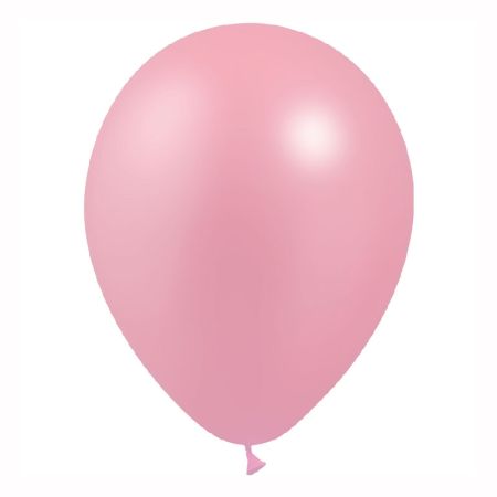 Ballon rose bonbon m&eacute;tal