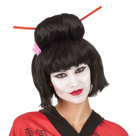 Perruque Geisha Noire