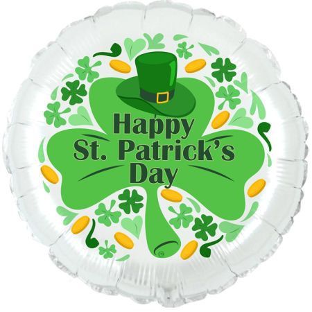 Ballon St Patrick confettis