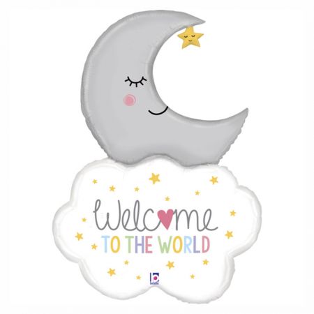 Ballon Welcome Baby Moon
