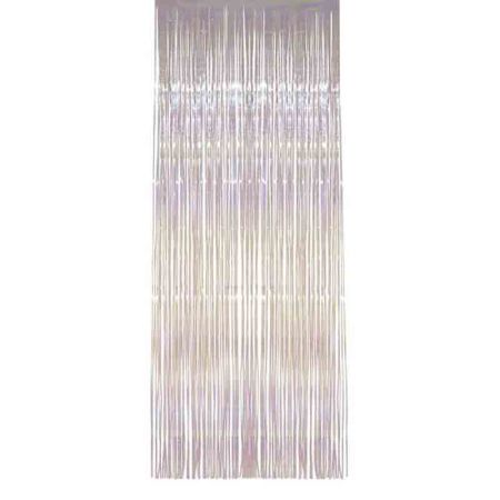 Rideau Blanc Iris&eacute;