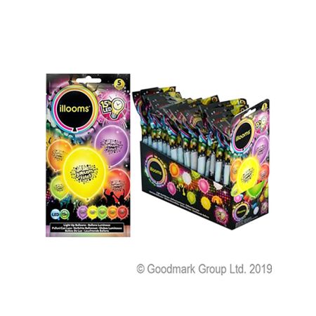 Ballon lumineux Joyeuses F&ecirc;tes