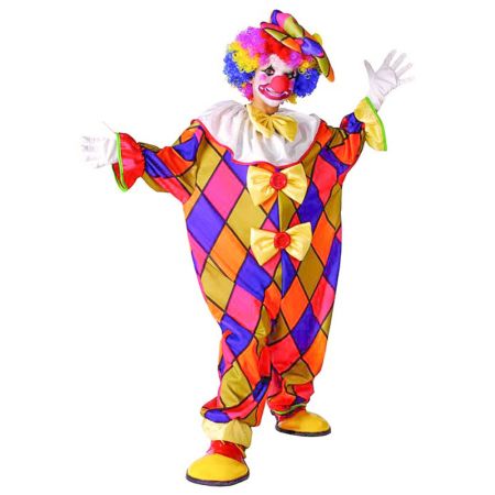 Déguisement Clown à carreaux enfants