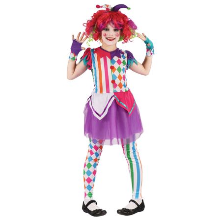 D&eacute;guisement clown arlequine fille