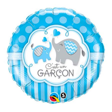 Ballon Rond Naissance Garçon