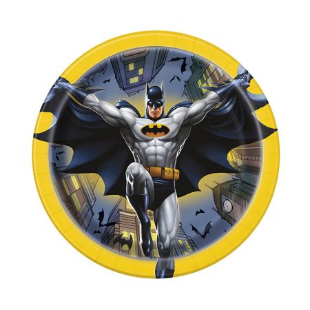 Assiettes en carton Batman